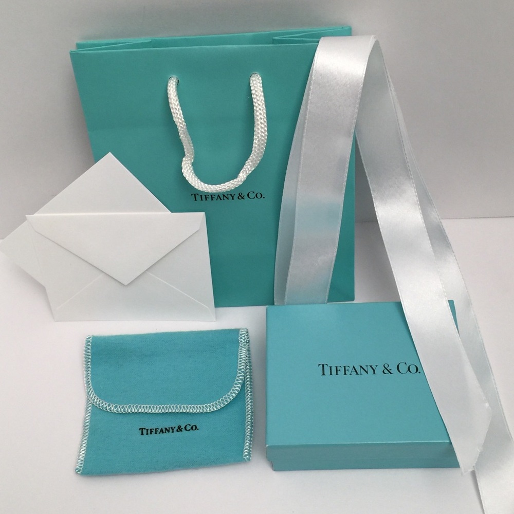 Tiffany & Co. presentation box bag pouch empty t5